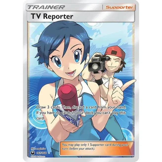 TV Reporter (Full Art) - SM - Celestial Storm (CES)