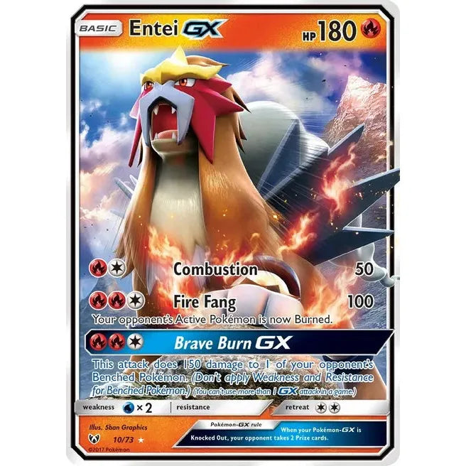 Entei GX - Shining Legends (SHL)