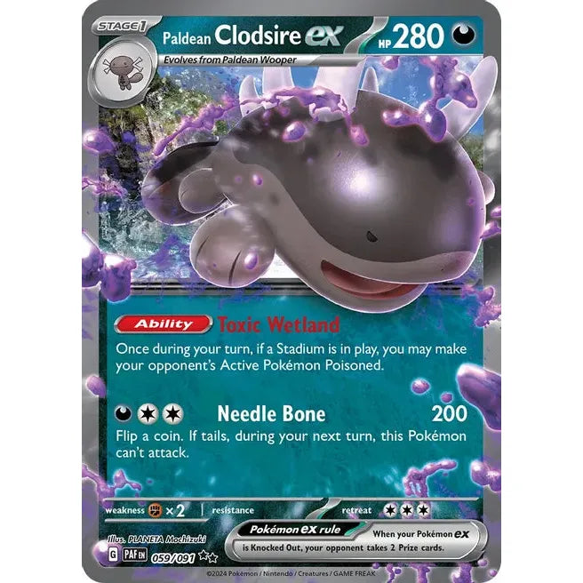 Paldean Clodsire ex - 059/091 - SV: Paldean Fates (PAF)