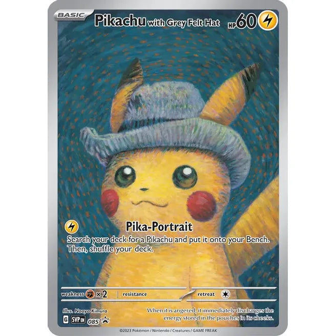 Pikachu with Grey Felt Hat - SV: Scarlet & Violet Promo Cards (SVP)