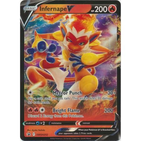 Infernape V - SWSH252 - SWSH: Sword & Shield Promo Cards (SWSD)