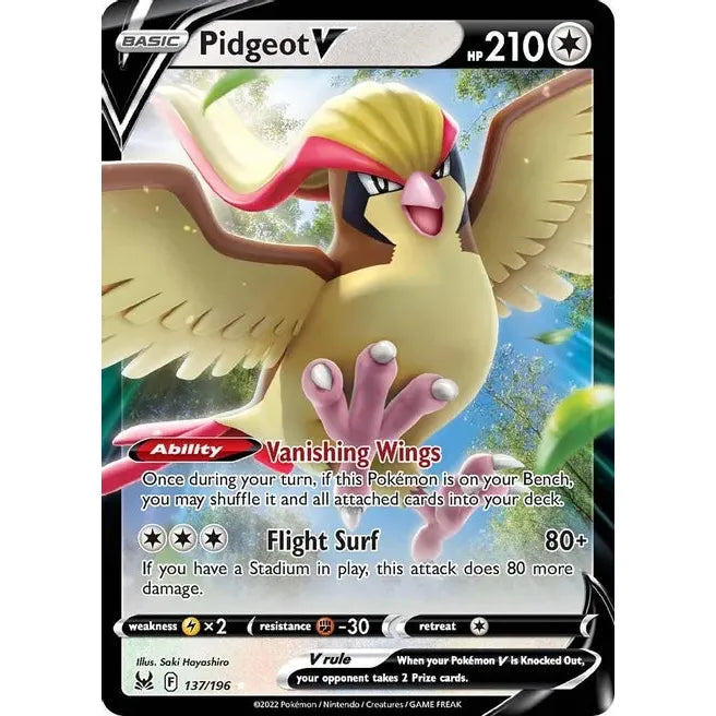 Pidgeot V - SWSH11: Lost Origin (SWSH11)