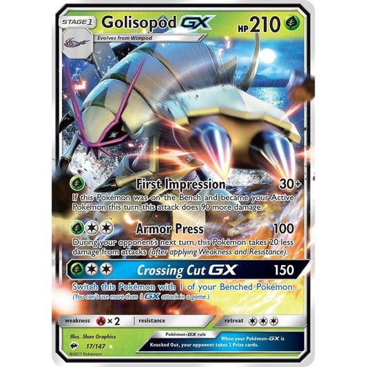 Golisopod GX - SM - Burning Shadows (SM03)