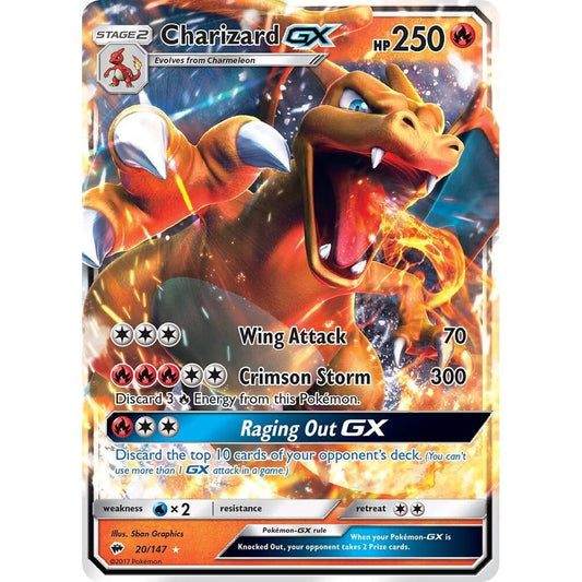 Charizard GX - SM - Burning Shadows (SM03)