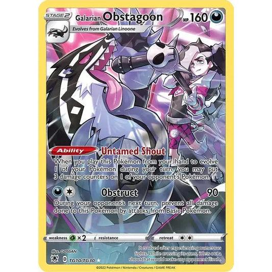 Galarian Obstagoon - SWSH10: Astral Radiance Trainer Gallery (SWSH10:TG)