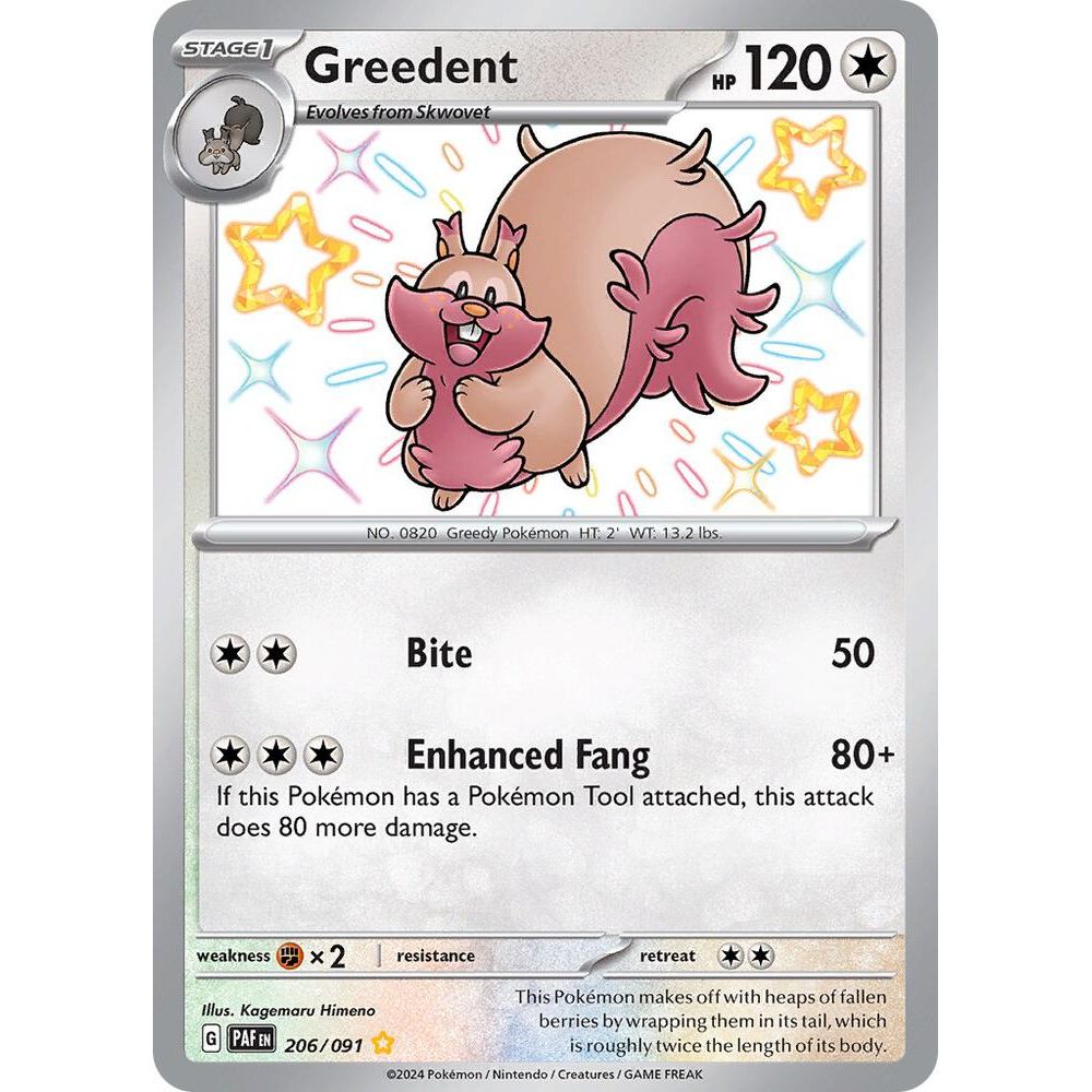 Greedent - SV: Paldean Fates (PAF)