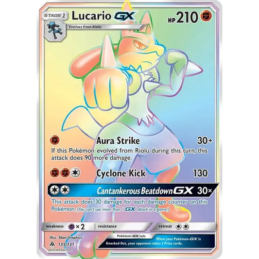 Lucario GX (Secret) - SM - Forbidden Light (SM06)