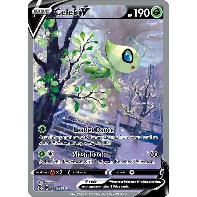 Celebi V (Alternate Full Art) - SWSH08: Fusion Strike (SWSH08)