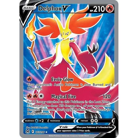 Delphox V (Full Art) - SWSH11: Lost Origin (SWSH11)