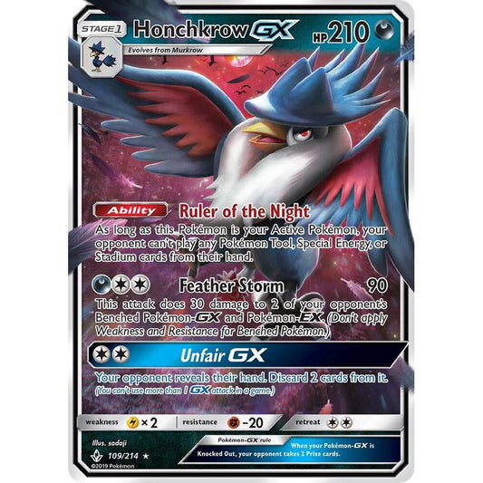 Honchkrow GX - SM - Unbroken Bonds (SM10)