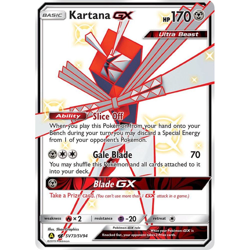 Kartana GX - Hidden Fates: Shiny Vault (HIF:SV)