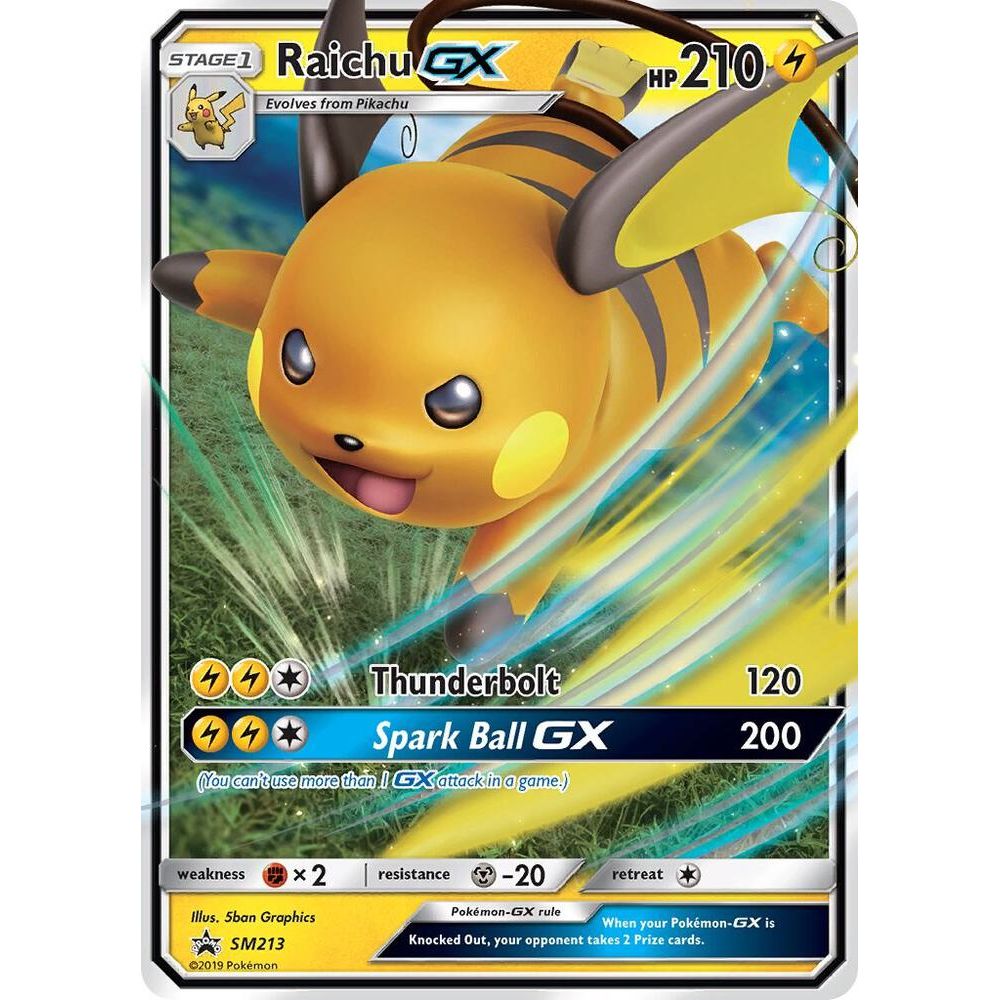 Raichu GX - SM213 - SM Promos (SMP)