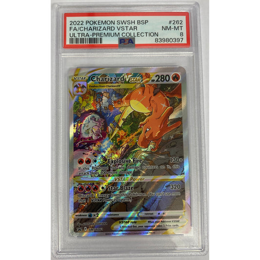 Charizard VSTAR - SWSH262 - SWSH: Sword & Shield Promo Cards (SWSD) - PSA 8