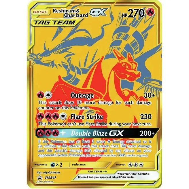 Reshiram & Charizard GX - SM247 - SM Promos (SMP)