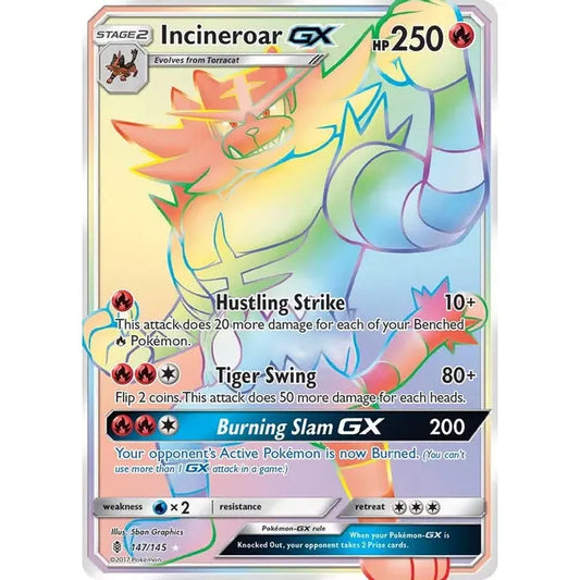 Incineroar GX (Secret) - SM - Guardians Rising (SM02)