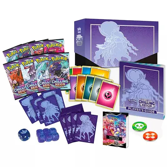 Pokémon TCG Sword and Shield - Chilling Reign Elite Trainer Box - Shadow Rider Calyrex