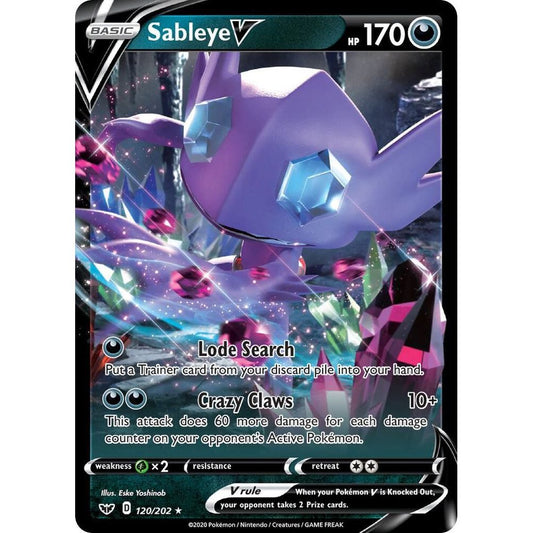 Sableye V - SWSH01: Sword & Shield Base Set (SWSH01)