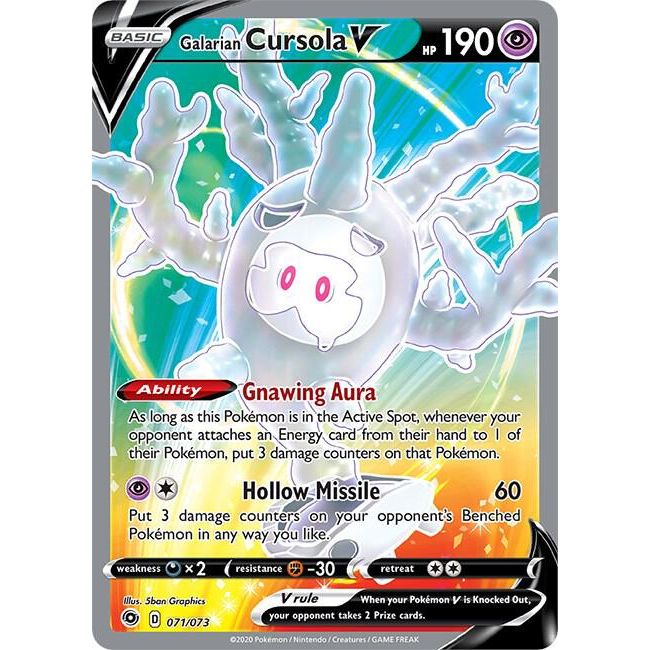 Galarian Cursola V (Full Art) - Champion's Path (CHP)