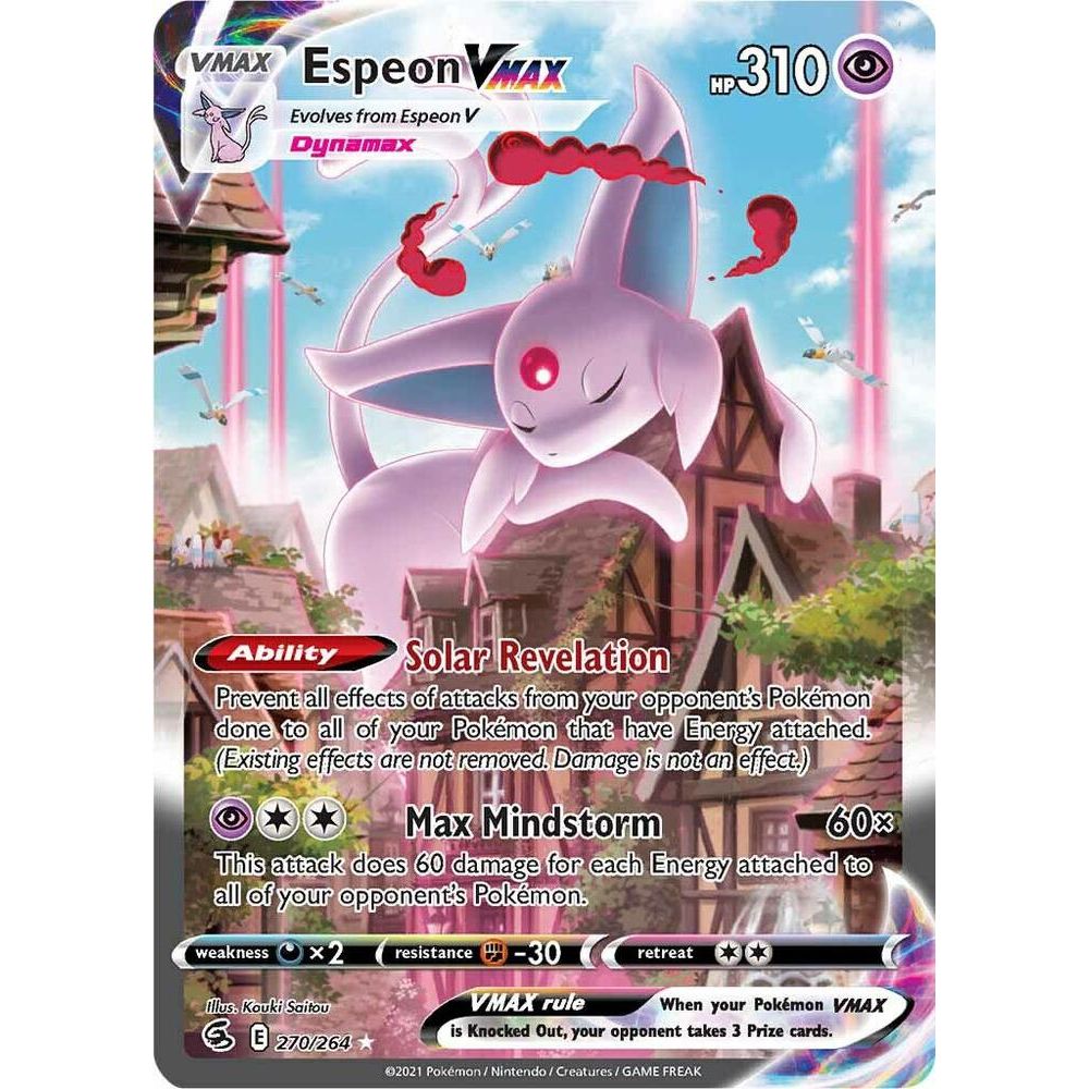 Espeon VMAX (Alternate Art Secret) - SWSH08: Fusion Strike (SWSH08)