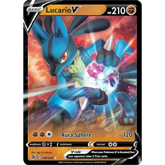 Lucario V - SWSH08: Fusion Strike (SWSH08)