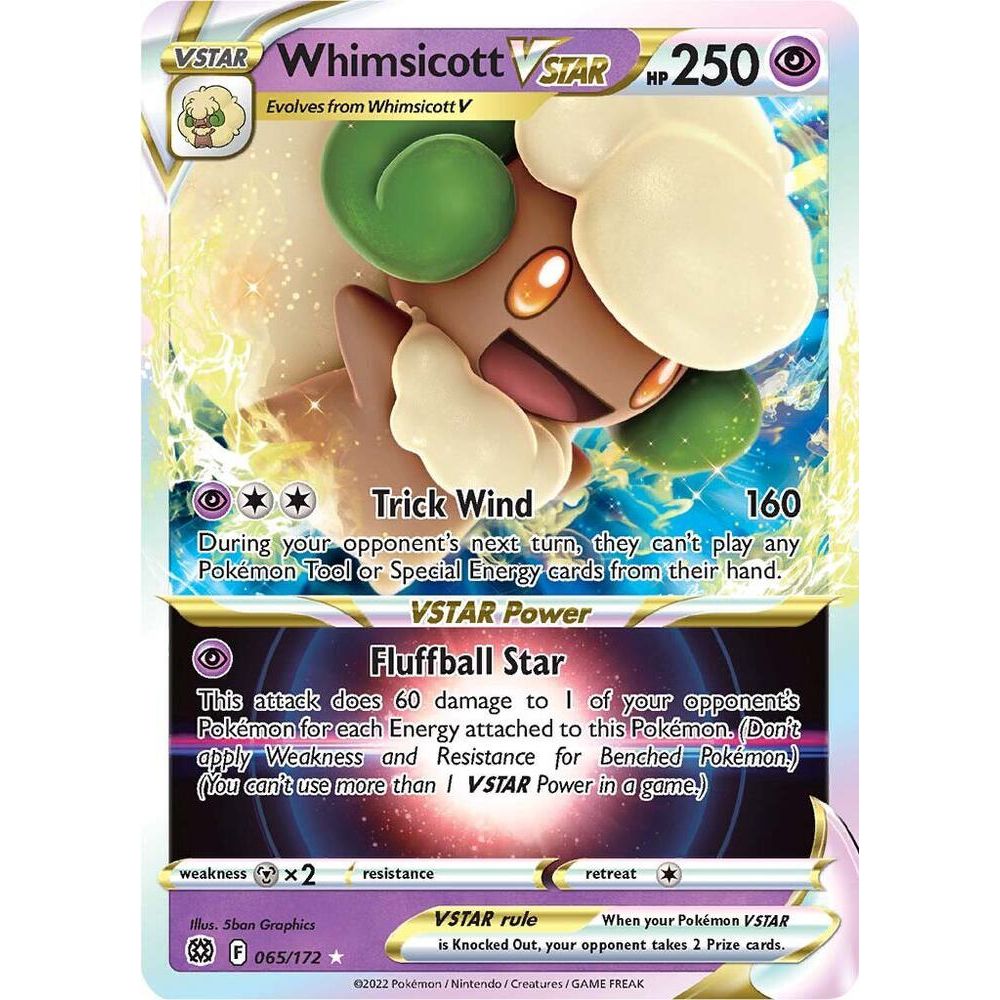 Whimsicott VSTAR - SWSH09: Brilliant Stars (SWSH09)