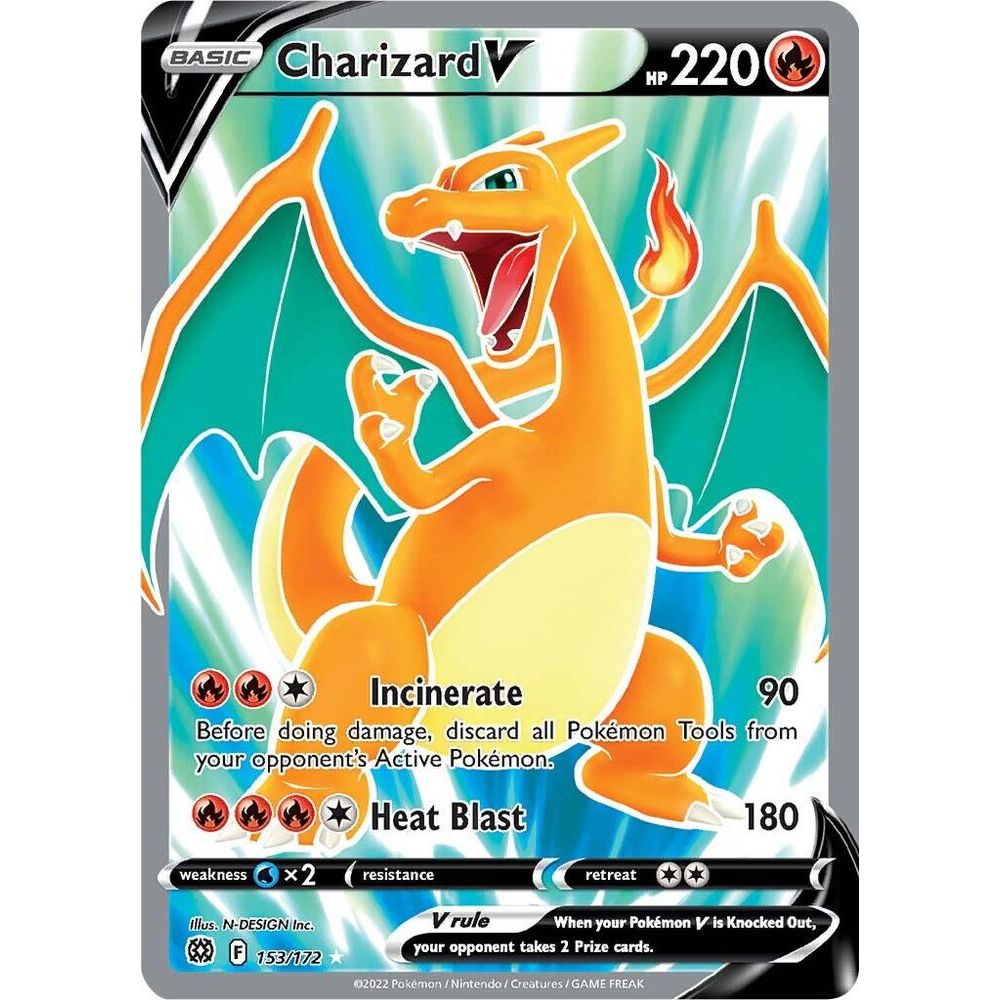 Charizard V (Full Art) - SWSH09: Brilliant Stars (SWSH09)