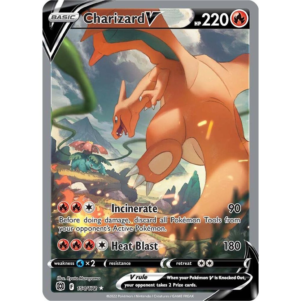 Charizard V (Alternate Full Art) - SWSH09: Brilliant Stars (SWSH09)