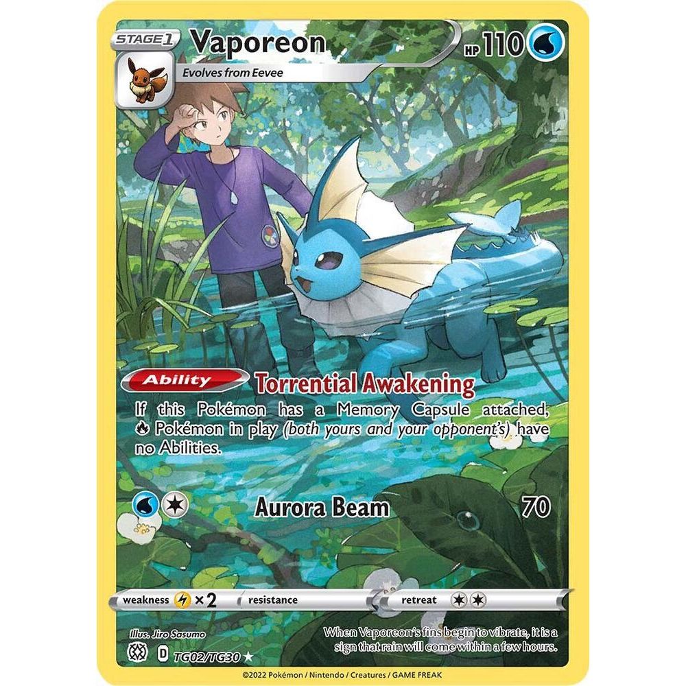 Vaporeon - SWSH09: Brilliant Stars Trainer Gallery (SWSH09:TG)