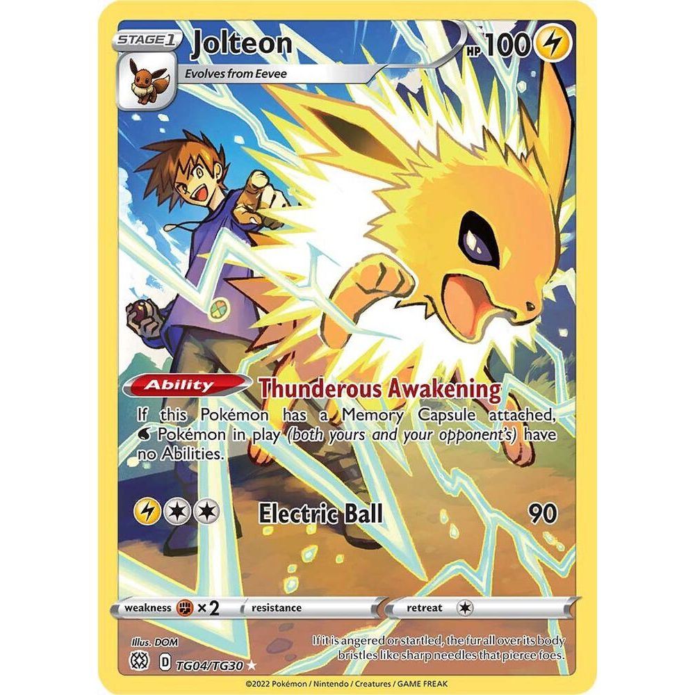 Jolteon - SWSH09: Brilliant Stars Trainer Gallery (SWSH09:TG)