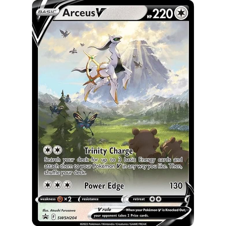 Arceus V - SWSH204 - SWSH: Sword & Shield Promo Cards (SWSD)