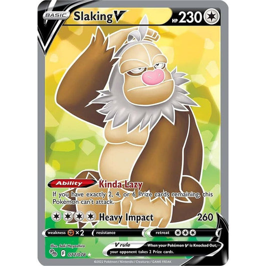 Slaking V (Full Art) - Pokemon GO (PGO)