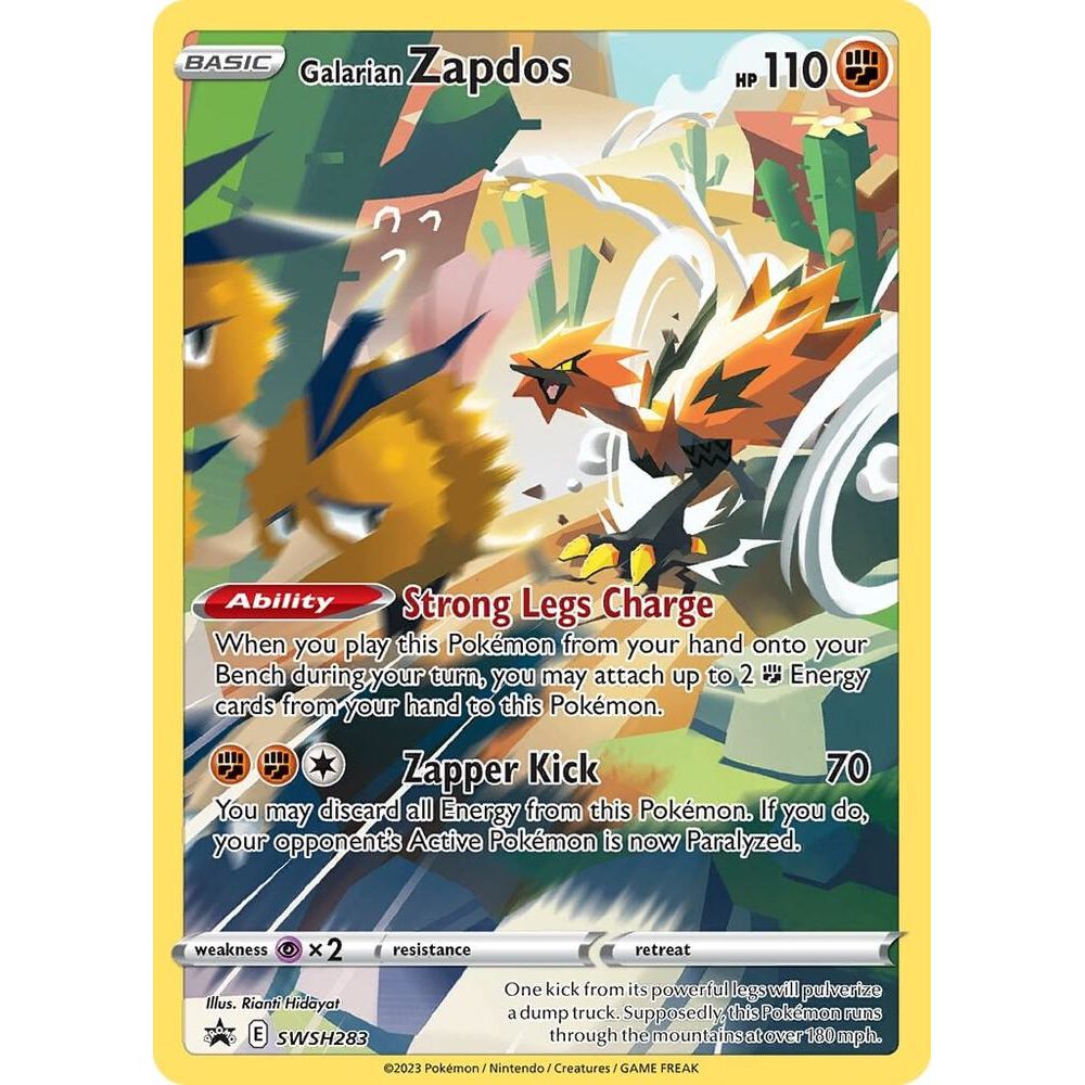 Galarian Zapdos - SWSH283 - SWSH: Sword & Shield Promo Cards (SWSD)