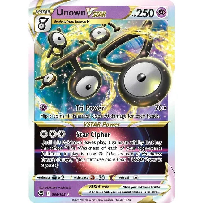 Unown VSTAR - SWSH12: Silver Tempest (SWSH12)