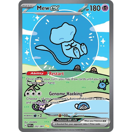 Mew ex - 232/091 - SV: Paldean Fates (PAF)