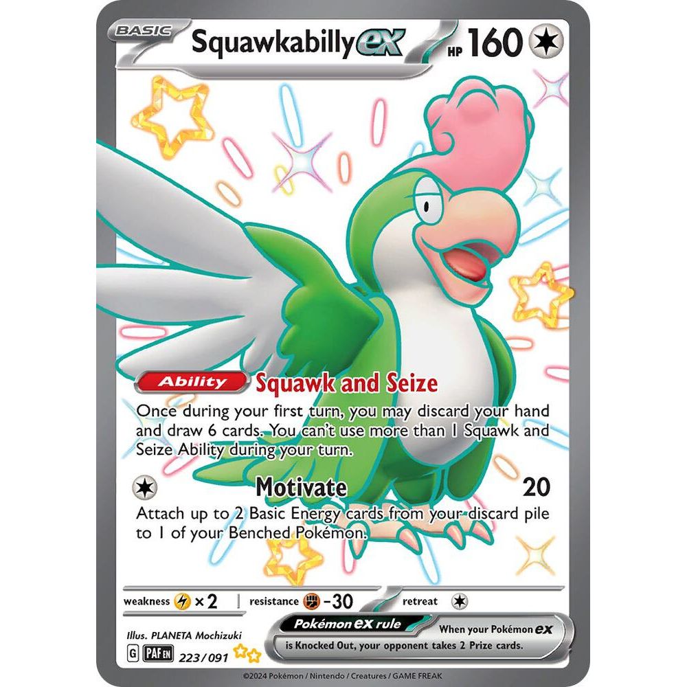 Squawkabilly ex - 223/091 - SV: Paldean Fates (PAF)