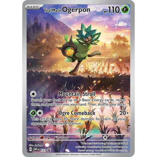 Teal Mask Ogerpon - 123 - SV: Scarlet & Violet Promo Cards (SVP)