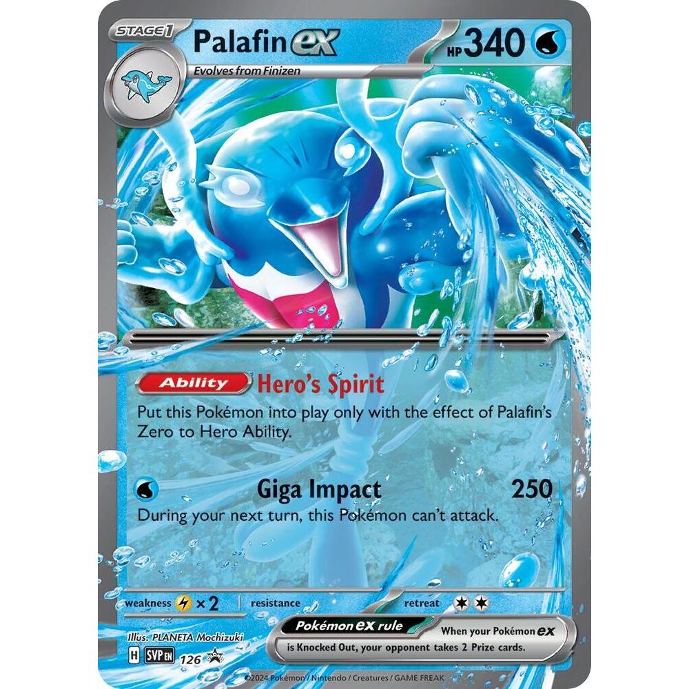 Palafin ex - 126 - SV: Scarlet & Violet Promo Cards (SVP)