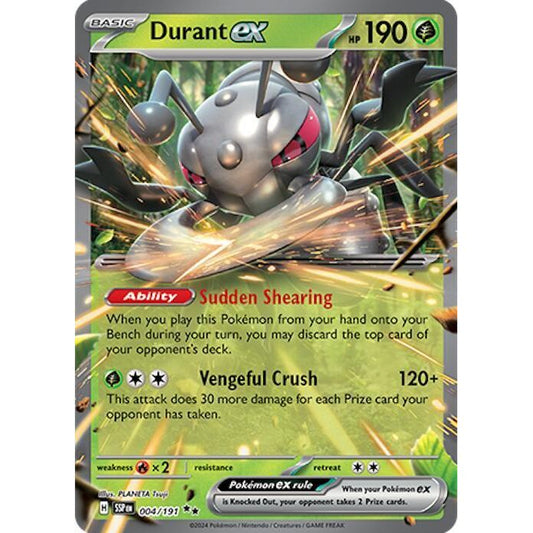 Durant ex - 004/191 - SV08: Surging Sparks (SV08)