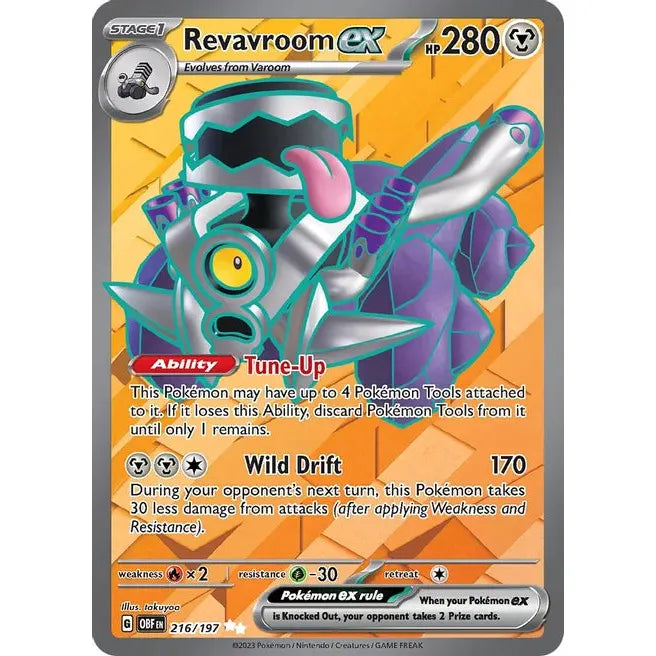 Revavroom ex - 216/197 - SV03: Obsidian Flames (SV03)