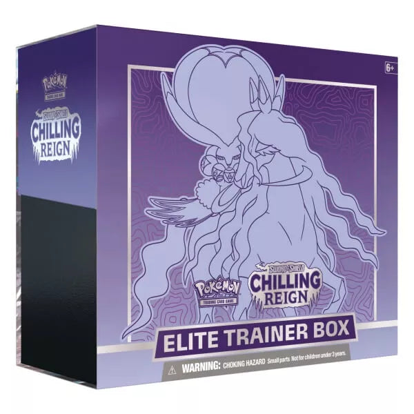 Pokémon TCG Sword and Shield - Chilling Reign Elite Trainer Box - Shadow Rider Calyrex