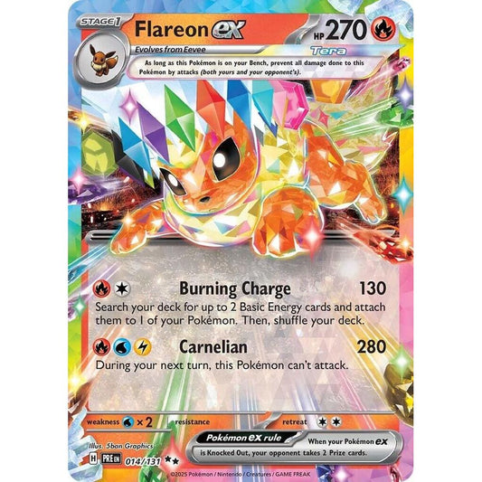 Flareon ex - 014/131 - SV: Prismatic Evolutions (PRE)