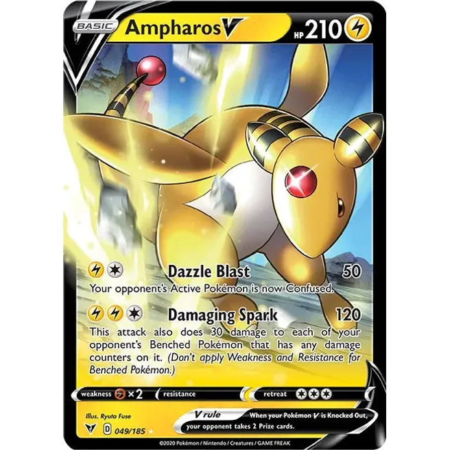 Ampharos V - SWSH04: Vivid Voltage (SWSH04)