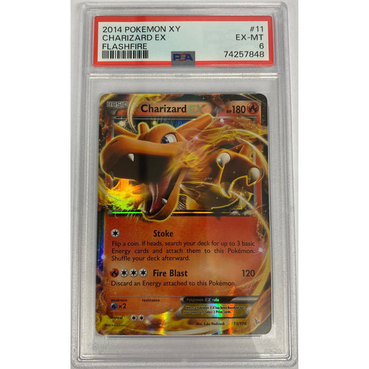 Charizard EX - XY - Evolutions (EVO) - PSA 6