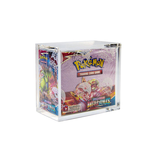 CardyX premium acrylic protective box for Pokémon Booster Box