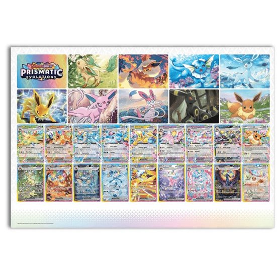 Pokémon TCG - Scarlet & Violet - Prismatic Evolutions - Poster Collection