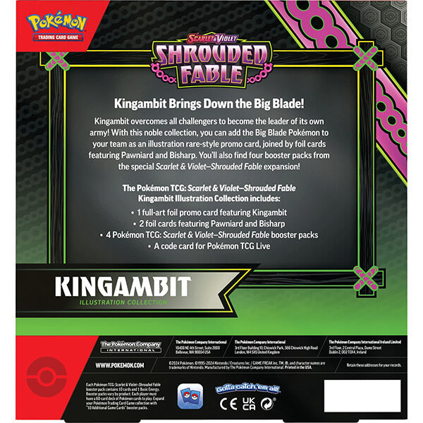 Pokémon Shrouded Fable Illustration Collection - Kingambit