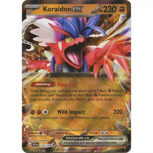 Koraidon ex - 125/198 - SV01: Scarlet & Violet Base Set (SV01)