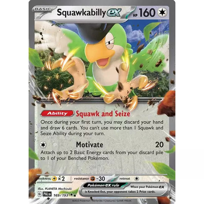 Squawkabilly ex - SV02: Paldea Evolved (SV02)