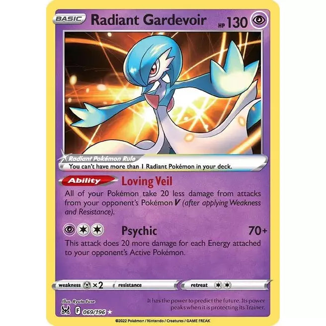 Radiant Gardevoir Holo - SWSH11: Lost Origin (SWSH11)