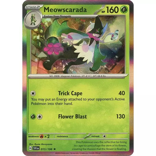 Meowscarada Holo - 015/198 - SV01: Scarlet & Violet Base Set (SV01)